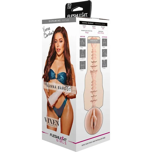 Vanna Bardot Fleshlight Girls Dopamine Texture Discreet Vagina Male Masturbator — image 5 of 8
