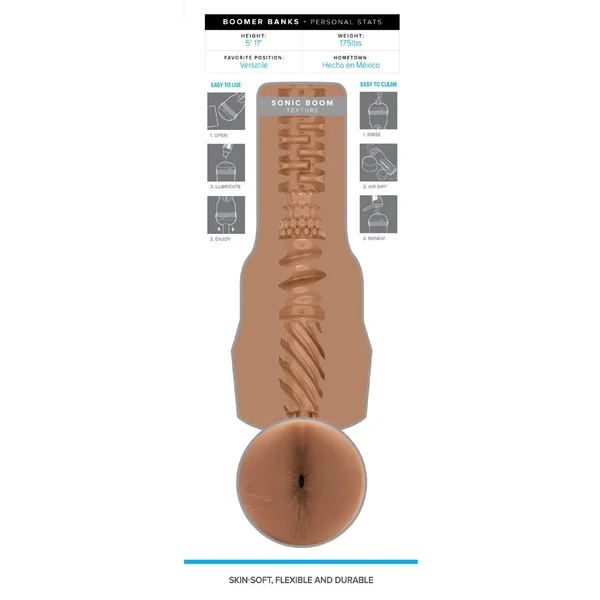 Fleshjack Boys Boomer Banks: Realistic Male Masturbator Cake Butt — image 10 of 10