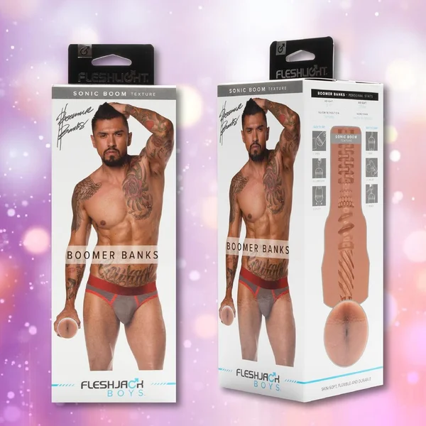 Fleshjack Boys Boomer Banks: Realistic Male Masturbator Cake Butt — image 4 of 10