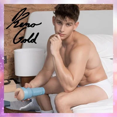 fleshjack boys reno gold realistic male masturbator cake butt