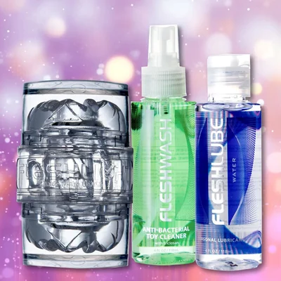 fleshlight quickshot vantage value pack masturbation sleeve lube amp toy cleaner
