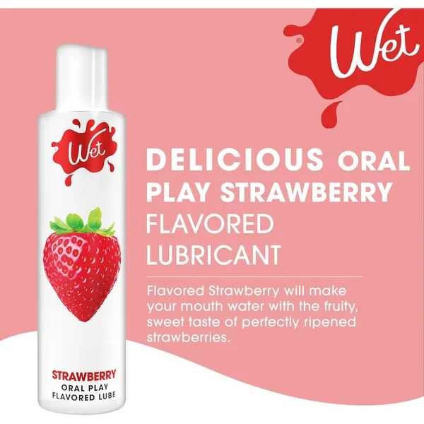 Wet Delicious Oral Play Strawberry Flavored Lube | 4oz — image 3 of 4