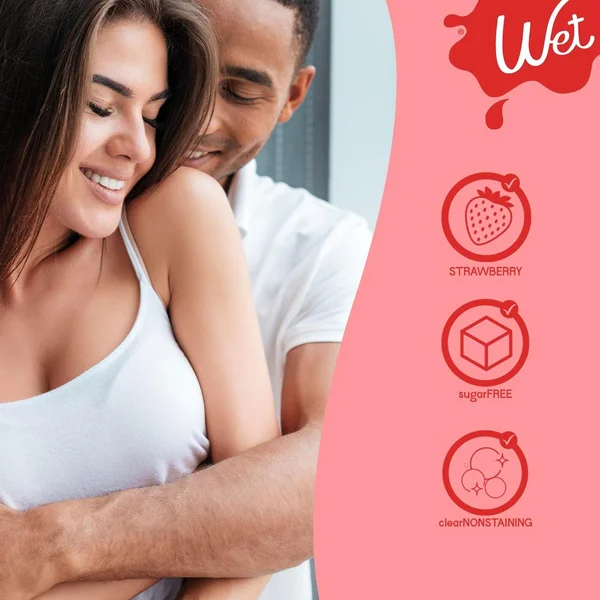 Wet Delicious Oral Play Strawberry Flavored Lube | 4oz — image 2 of 4
