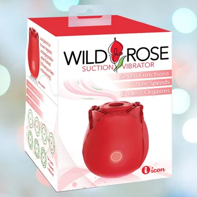 wild rose rechargeable suction vibrator