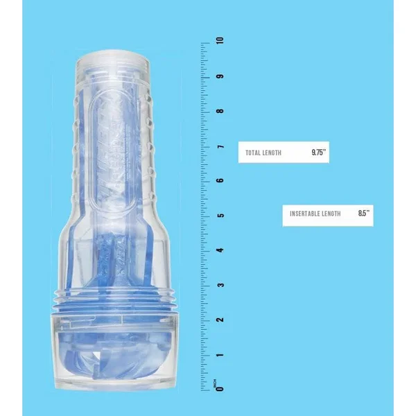 Fleshlight Turbo Thrust Blowjob Simulator: Advanced Male Masturbation Sleeve -  Blue Ice — image 2 of 8
