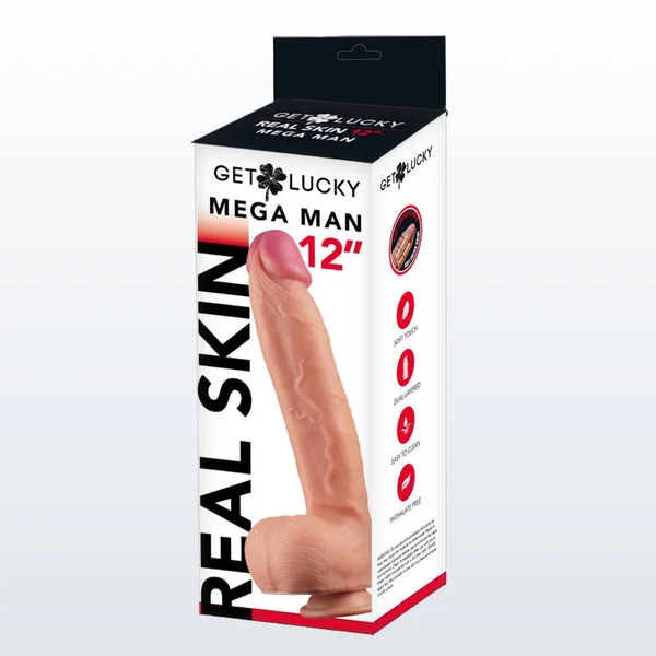Mega Man 12" Silicone Realistic Dildo — image 2 of 5
