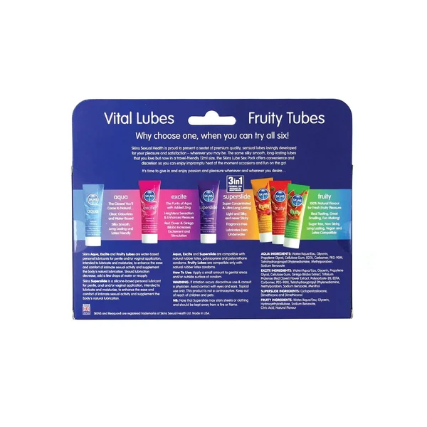Skins Vital Lubes & Fruity Tubes — image 2 of 2