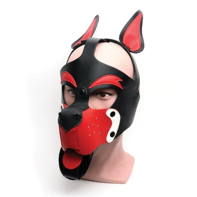 665 playful pup hood