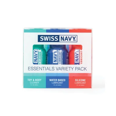 swiss navy essentials variety pack of 3