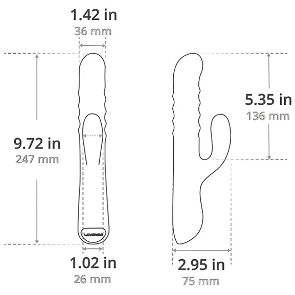 Lovense - Velvo Beaded G-Spot Dual Vibe — image 4 of 4