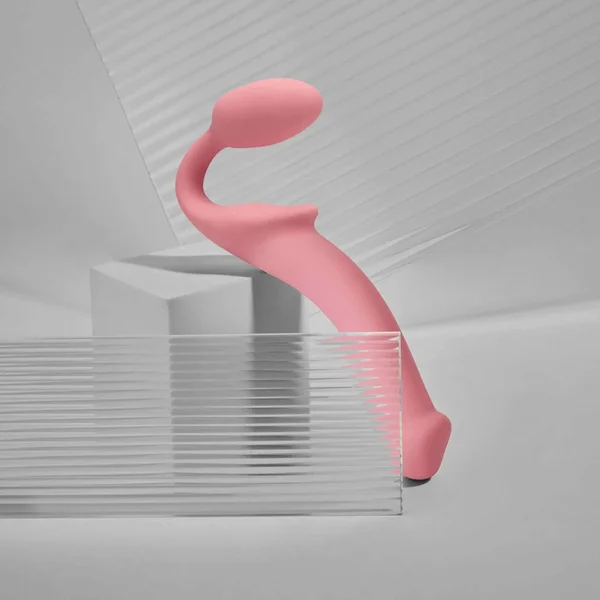 Strap-on-me - Silicone Bendable Strap-On - Medium - Pink — image 2 of 4