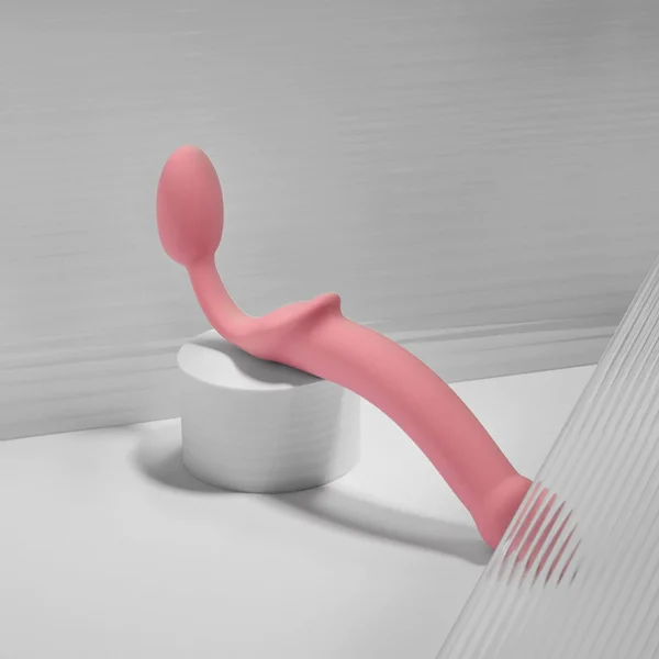 Strap-on-me - Silicone Bendable Strap-On - Medium - Pink — image 3 of 4