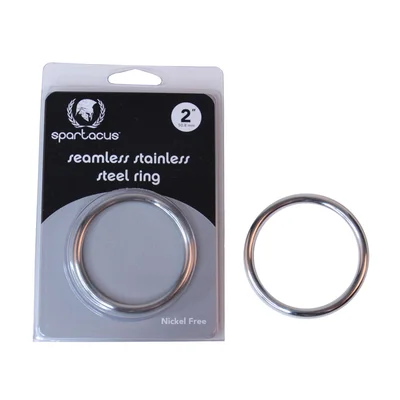 spartacus seamless stainless ring 2 silver