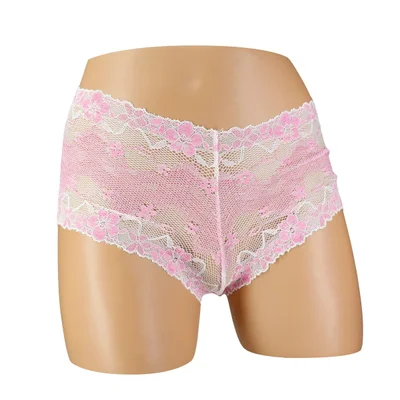 aci boyleg lace panty pink assorted designs large