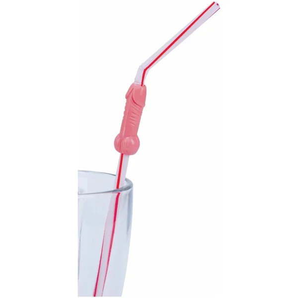 TYTF Bendable Willy Straws- Flesh - 6pk — image 2 of 2