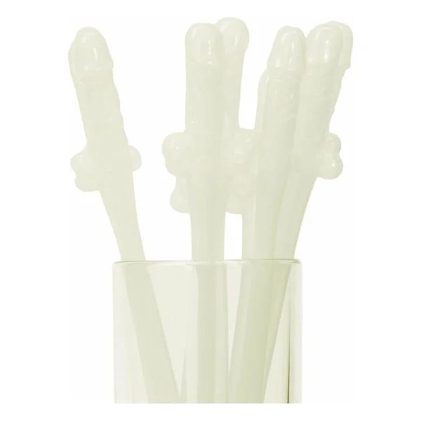 TYTF Glow In The Dark Pecker Drink Straws - 10pc Set — image 4 of 4