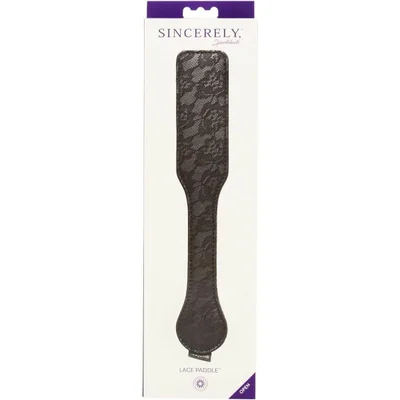 sportsheets sincerely lace paddle black