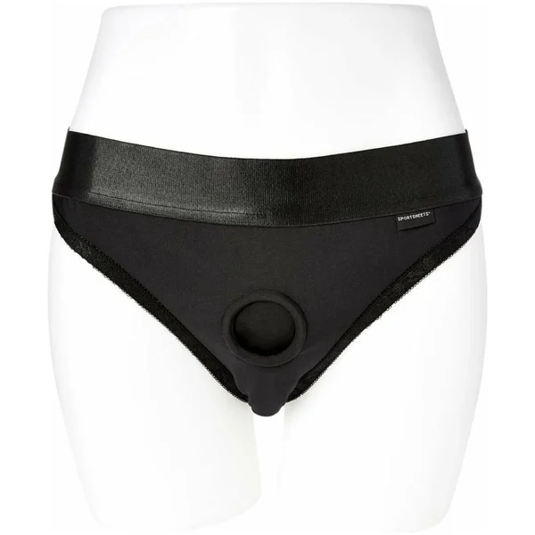 Sportsheets Em Ex - Silhouette Harness - Black -Large — image 4 of 4