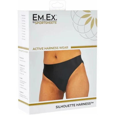 sportsheets em ex silhouette harness black large