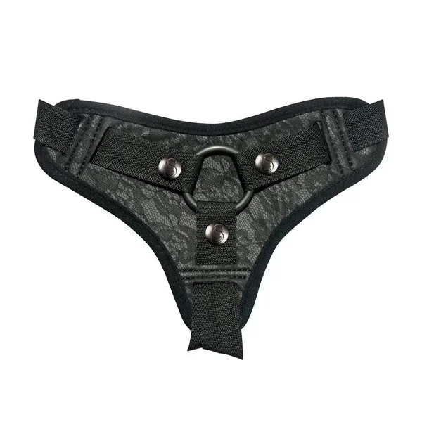 Sportsheets Sincerely - Lace Strap-On - Black — image 2 of 4