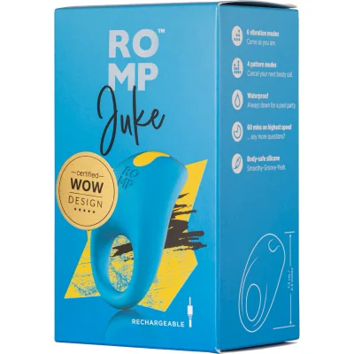 romp juke vibrating ring blue