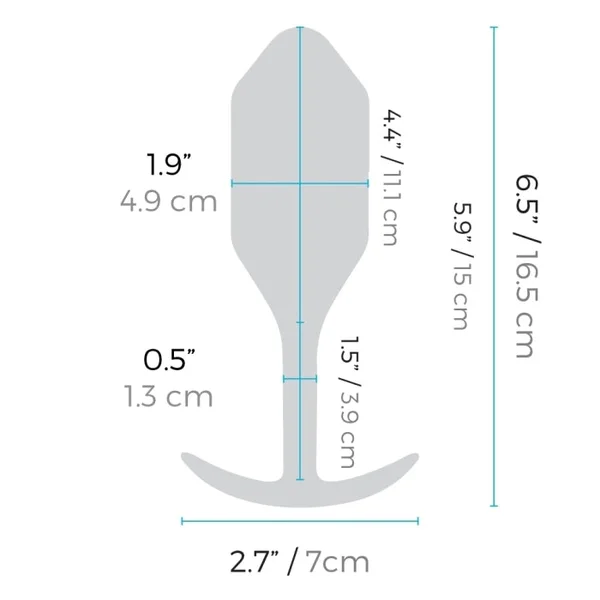 b-Vibe Advanced Vibrating Snug Plug with Free Lube Bundle — image 24 of 25