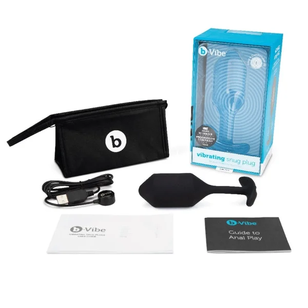 b-Vibe Advanced Vibrating Snug Plug with Free Lube Bundle — image 6 of 25
