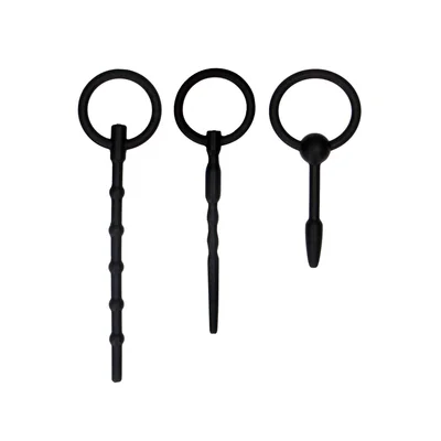 silicone plug set for urethral sounding