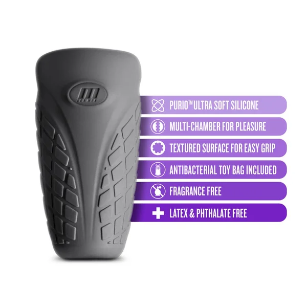 M-Elite Platinum Gript - Silicone Penis Stroker — image 3 of 12
