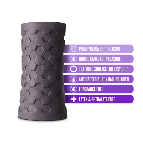 M-Elite Platinum Hekx - Silicone Penis Stroker — image 10 of 12