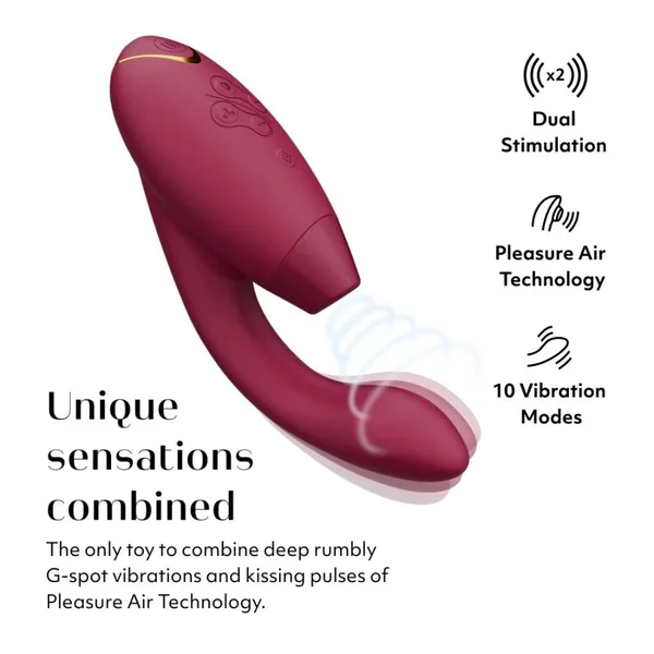 Womanizer Duo 2 - Air-Pulse Dual-Stimulating Vibrator — image 13 of 16