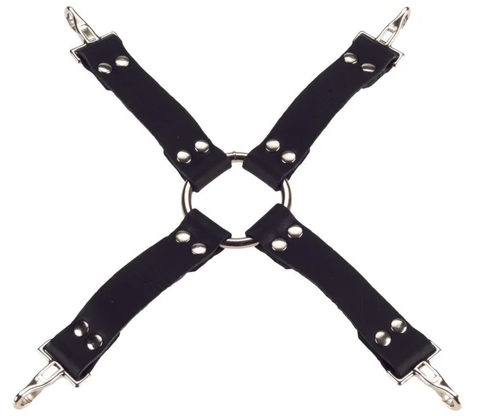 Leather Hogtie with Snap Clips (X-shape Hogtie Only) — image 2 of 8