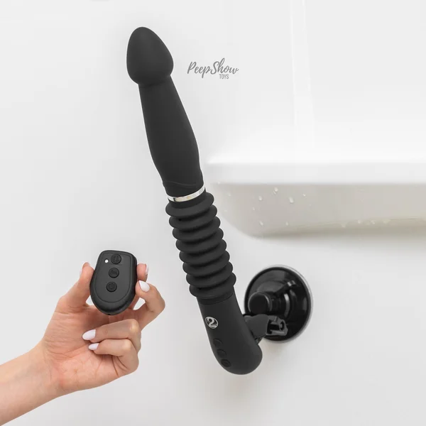 RC Fucking Machine - Thrusting Vibrator with Suction Cup & Remote Control — image 8 of 16