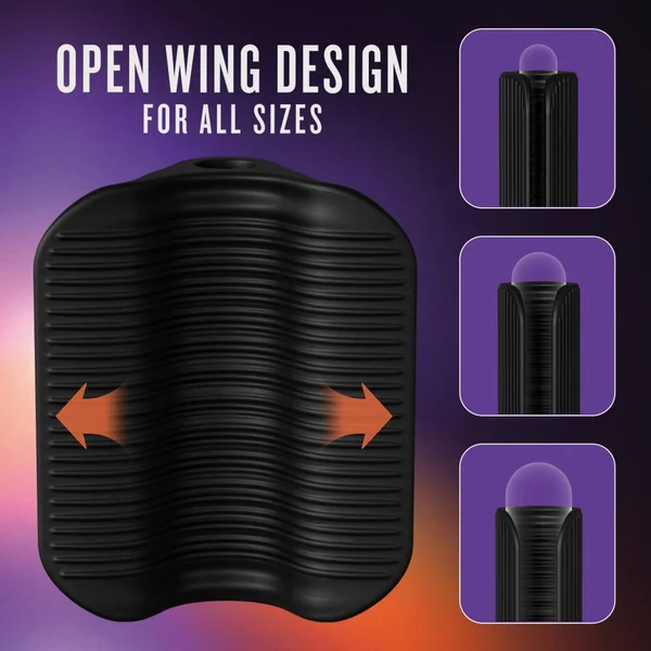 M-Elite Platinum Wrapt - Silicone Penis Vibrator & Stroker — image 14 of 22