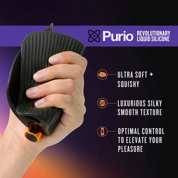M-Elite Platinum Wrapt - Silicone Penis Vibrator & Stroker — image 7 of 22
