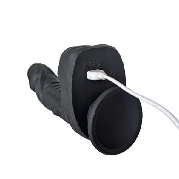 Naked Addiction Demon Noir - 8.6" Thrusting & Vibrating Dildo — image 12 of 14