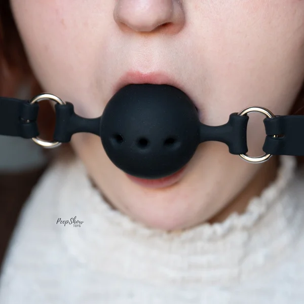 Breathable Silicone Ball Gag by Peepshow Toys — image 6 of 16