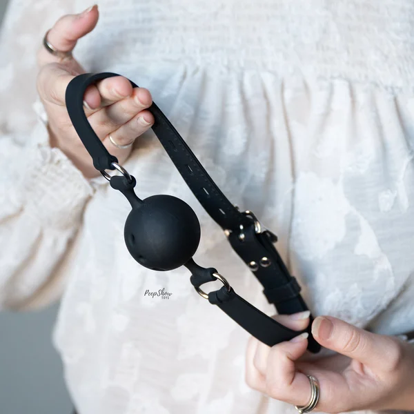 Breathable Silicone Ball Gag by Peepshow Toys — image 3 of 16