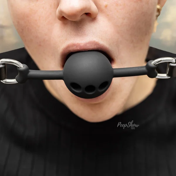 Breathable Silicone Ball Gag by Peepshow Toys — image 8 of 16