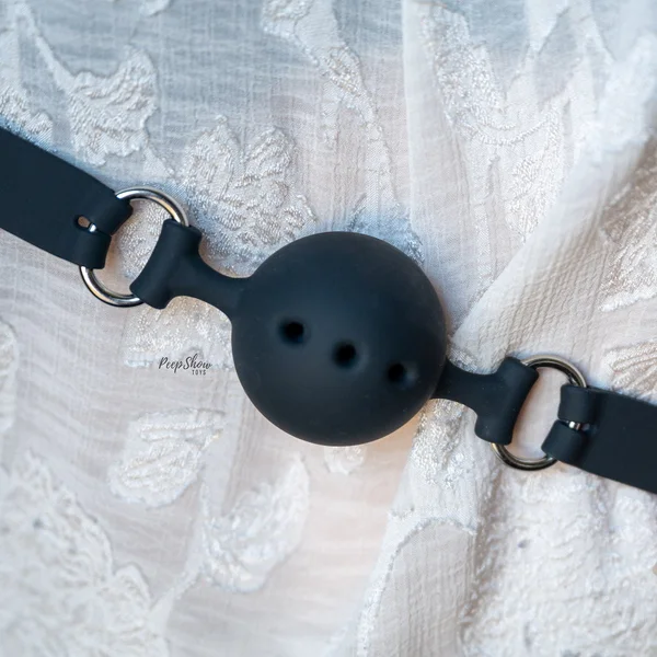 Breathable Silicone Ball Gag by Peepshow Toys — image 7 of 16