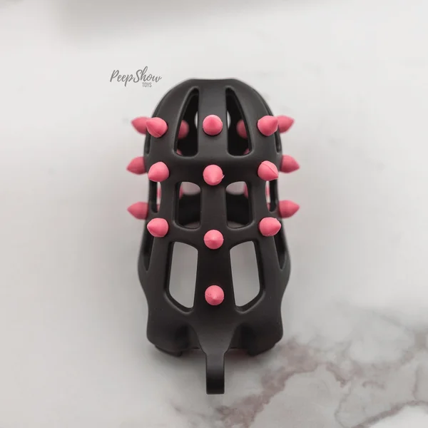 FlexiSpike by CellMate™ Chastity Cage with Reversible Silicone Spikes — image 12 of 25