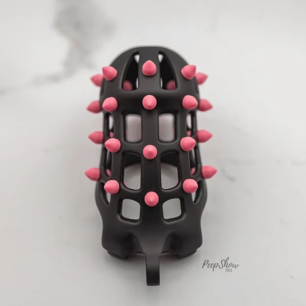 FlexiSpike by CellMate™ Chastity Cage with Reversible Silicone Spikes — image 15 of 25