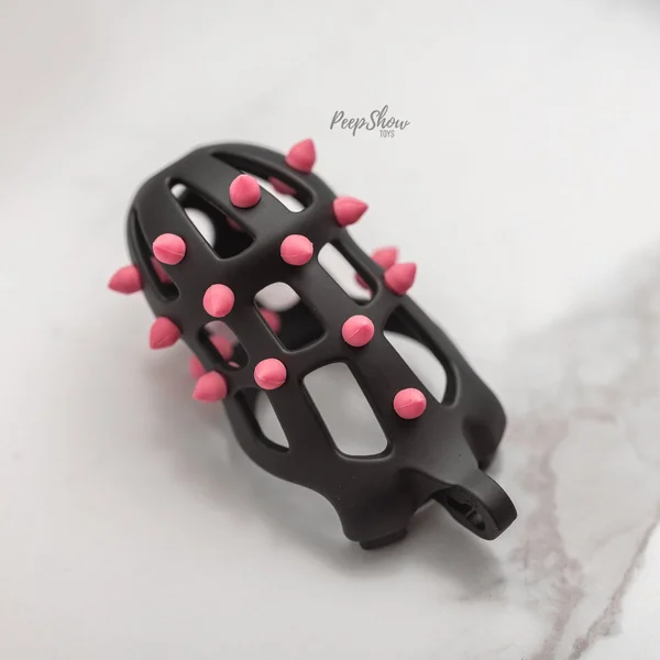 FlexiSpike by CellMate™ Chastity Cage with Reversible Silicone Spikes — image 13 of 25