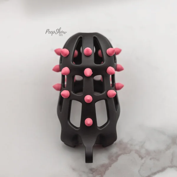 FlexiSpike by CellMate™ Chastity Cage with Reversible Silicone Spikes — image 25 of 25