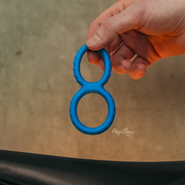 Enigma Ring by Sport Fucker - Dual Cock and Balls Ring, Soft Silicone — image 4 of 8