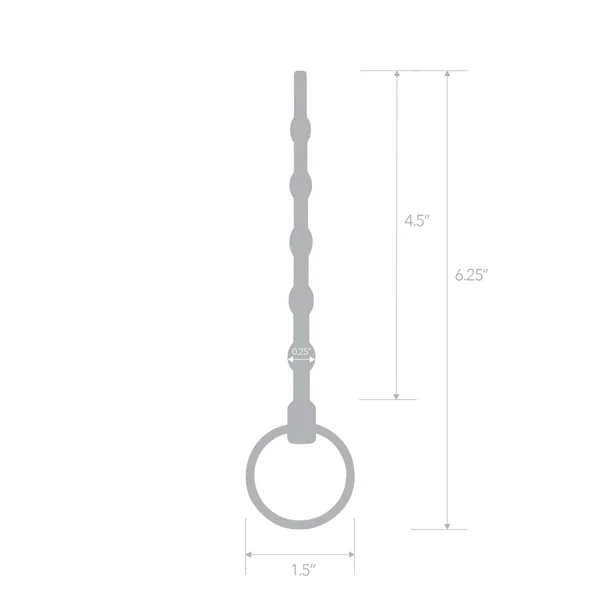 Beaded Urethral Sound, 4.5-Inch Stainless Steel — image 5 of 12