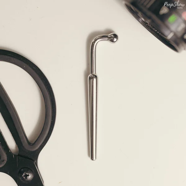 Crank Head Penis Plug Urethral Probe, Stainless Steel — image 5 of 10