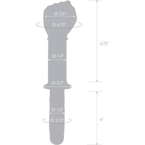 Glas 11-Inch Glass Fisting Dildo — image 12 of 14