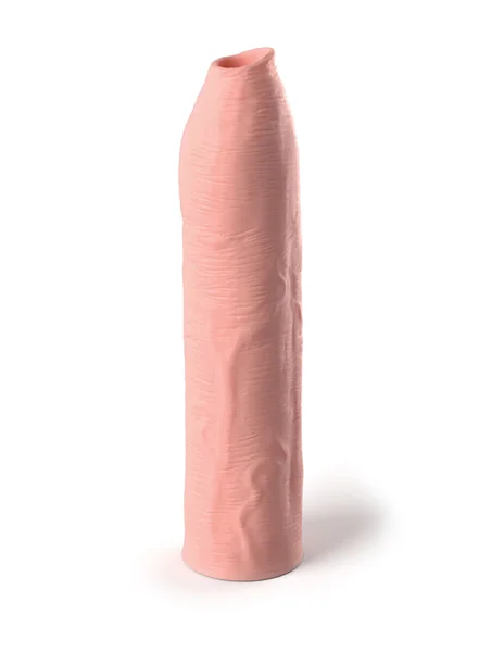 Uncut Silicone Penis Enhancer, 7-Inches, Hood-Up Foreskin — image 21 of 25