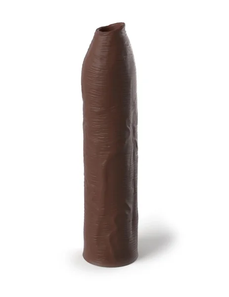 Uncut Silicone Penis Enhancer, 7-Inches, Hood-Up Foreskin — image 10 of 25
